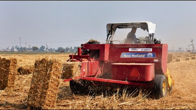 The government offers a subsidy of 30% to 80% on the machines to individual farmers, the custom hiring centres, and village panchayats. (REUTERS) The government offers a subsidy of 30% to 80% on the machines to individual farmers, the custom hiring centres, and village panchayats. (REUTERS)