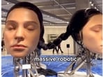 Travel content creator duo, Swati and Prateek, took to Instagram to share a tour of a multi-story space in China featuring hyper-realistic giants, moving robotic heads, and lifelike animals that challenge the perception of reality. (Instagram/ swatiandprateek)
