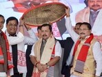 Nabin, who is on a two-day tour of Assam, was addressing a ‘panna pramukh sammelan’, a gathering of party workers responsible for being in touch with all voters listed on one page of the voters’ list (PTI)