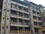 Nutan Neelam Apartment was earlier classified by the Thane Municipal Corporation (TMC) as a C2B structure, indicating it required major structural repairs, but was not immediately dangerous. (Praful Gangurde / HT Photo) Nutan Neelam Apartment was earlier classified by the Thane Municipal Corporation (TMC) as a C2B structure, indicating it required major structural repairs, but was not immediately dangerous. (Praful Gangurde / HT Photo)