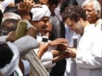 Rahul Gandhi meets farmers in Delhi ahead of 'Kisan-Khet Mazdoor' rally (Hindustan Times)