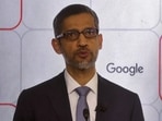 Google and Alphabet CEO Sundar Pichai speaks at a press conference in New Delhi on Wednesday, 18 February 2026.