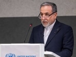 Iranian Foreign Minister Abbas Araghchi, speaks during the Conference on Disarmament, at the European headquarters of the United Nations in Geneva,Switzerland, 