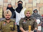 The accused in police custody on Wednesday. (HT Photo)