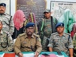 The accused in police custody on Wednesday (HT PHOTO)