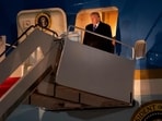 President Donald Trump exits Air Force One on February 16, 2026, in Joint Base Andrews, Maryland President Donald Trump exits Air Force One on February 16, 2026, in Joint Base Andrews, Maryland