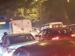 A user alleged that people had been “waiting on the street for hours”. A user alleged that people had been “waiting on the street for hours”.