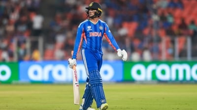 Choosing to bat first, India looked to Abhishek Sharma to provide momentum and regain form ahead of the Super 8s. However, the left-hander’s struggles continued, as he was dismissed for a duck for the third match in a row, extending his lean run in the tournament. (ANI) Choosing to bat first, India looked to Abhishek Sharma to provide momentum and regain form ahead of the Super 8s. However, the left-hander’s struggles continued, as he was dismissed for a duck for the third match in a row, extending his lean run in the tournament. (ANI)