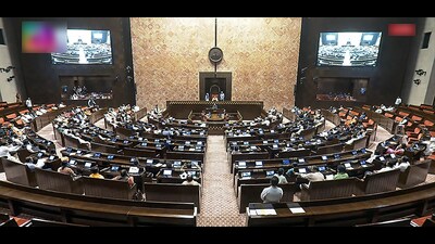 Proceedings of the Rajya Sabha underway during the ongoing Budget Session. (Sansad TV) Proceedings of the Rajya Sabha underway during the ongoing Budget Session. (Sansad TV)
