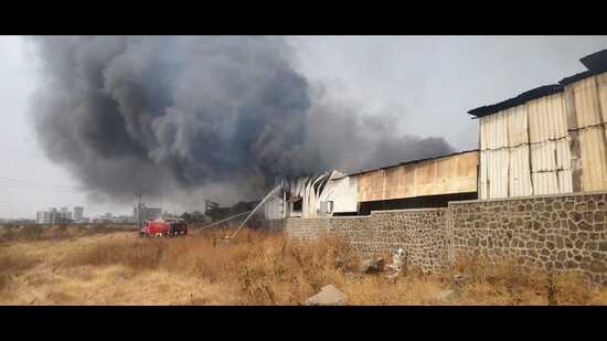 The land on which the warehouses were constructed belongs to Vinod Khandwe of Lohegaon. (HT)