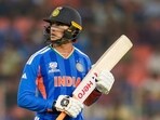 Abhishek Sharma is yet to open his account in his debut ICC event.
