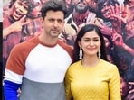 Hrithik Roshan and Mrunal Thakur worked together in the 2019 film Super 30. 