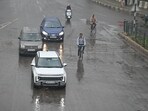 IMD says western disturbance caused showers and winds up to 50 kmph; temperatures dipped sharply but AQI worsened compared with Tuesday’s reading. (Parveen Kumar/HT)