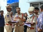 The crime unfolded in the victim's home in Hyderabad, while her mother-in-law was present.
