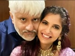 Vikram Bhatt with his wife, Shwetambari Bhatt