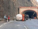 Traffic on the Pune-Mumbai Expressway remained disrupted for over 32 hours after a tanker carrying highly inflammable propylene gas overturned near the Adoshi Tunnel in the Khandala on February 4, 2026. State highway police and MSRDC plan to construct median openings at intervals of 2 to 2.5 km along the 14-km stretch of Bhor Ghat to enable faster traffic diversion during such situations. (HT FILE)