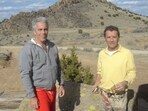 Jeffrey Epstein and Jean-Luc Brunel in an undated photo.