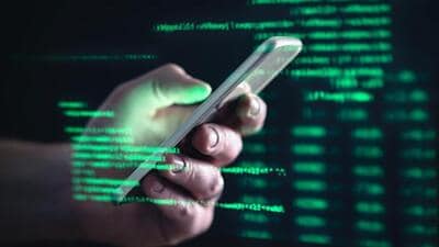 In two cases of cyber fraud, fraudsters allegedly cheated elderly citizens of over ₹3.25 crore after posing as officials and threatening them with arrest in fabricated money laundering cases. (Shutterstock (PIC FOR REPRESENTATION)) In two cases of cyber fraud, fraudsters allegedly cheated elderly citizens of over ₹3.25 crore after posing as officials and threatening them with arrest in fabricated money laundering cases. (Shutterstock (PIC FOR REPRESENTATION))