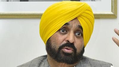 Punjab chief minister Bhagwant Mann will chair a meeting of the state council of ministers in Chandigarh on February 23. (HT)