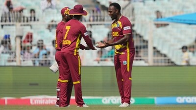 Meanwhile, Matthew Forde took three wickets. (AP) Meanwhile, Matthew Forde took three wickets. (AP)