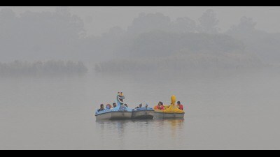 With the Centre approving Chandigarh’s proposal to designate the Sukhna Wetland as a Ramsar site, the Union government will now forward the formal nomination to the Ramsar secretariat for granting it international recognition, marking a significant step towards strengthening conservation of the iconic waterbody. (HT File)