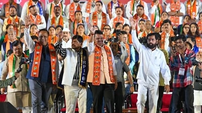 The RS nominees are elected from among members of the assembly—and given its strength in the lower house, the Mahayuti is in a position to easily win six of the seven seats. (Representational image.) (PTI) The RS nominees are elected from among members of the assembly—and given its strength in the lower house, the Mahayuti is in a position to easily win six of the seven seats. (Representational image.) (PTI)