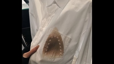 The shirt is priced at $1,139, which converts to around ₹1,03,000. (X/@staygroundeadtv) The shirt is priced at $1,139, which converts to around ₹1,03,000. (X/@staygroundeadtv)