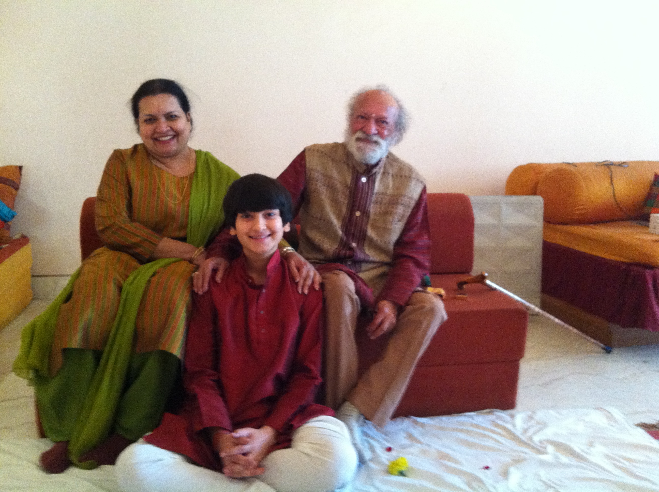 Rishab Rikhiram Sharma on the day of the Ganda Bandhan ceremony