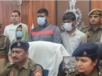 All four suspects — Rohit, Nafees, Dharmendra, and Preeti, all in their 30s — were arrested on Thursday and booked on charges of murder, Kumar said, adding that the weapon used in the crime was also recovered from their possession. (HT Photos) All four suspects — Rohit, Nafees, Dharmendra, and Preeti, all in their 30s — were arrested on Thursday and booked on charges of murder, Kumar said, adding that the weapon used in the crime was also recovered from their possession. (HT Photos)