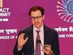 Anthropic CEO Dario Amodei delivers a speech during the AI Impact Summit in New Delhi on Thursday. (AFP) Anthropic CEO Dario Amodei delivers a speech during the AI Impact Summit in New Delhi on Thursday. (AFP)