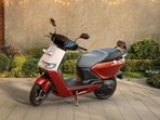 Ather Rizta S in Teracotta Red colour. 