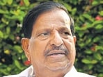 Navi Mumbai, India - April 29, 2019:Special story BJP leader Ganesh Naik in Navi Mumbai, India, on Monday, April 29, 2019. (Photo by Bachchan Kumar/ HT PHOTO) (HT PHOTO)