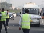 Officials said that the action was taken under a drive launched on Tuesday where illegally parked vehicles were towed to ten designated parking lot. (HT)