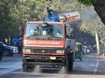 The initiative is part of a broader plan to improve air quality and control dust pollution on major  city roads, officials said. (HT)
