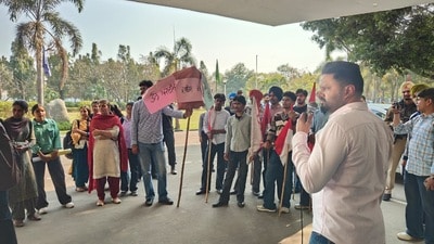 Punjabi University, Patiala’s decision to restrict entry timings for girl students in hostels to 9 pm has sparked protests on the campus. Punjabi University, Patiala’s decision to restrict entry timings for girl students in hostels to 9 pm has sparked protests on the campus.