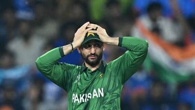 Pakistan captain Salman Ali Agha was involved in a heated moment with coach Mike Hesson. (AFP) Pakistan captain Salman Ali Agha was involved in a heated moment with coach Mike Hesson. (AFP)