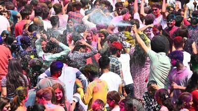 years, the Student Centre has served as the symbolic heart of Holi celebrations at PU. While the new restrictions mark a sharp departure from tradition, students and professors say they understand the need for caution. (HT File)