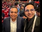 Indian YouTuber Anant Ladha with Mukesh Ambani. Indian YouTuber Anant Ladha with Mukesh Ambani.