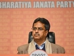 Tripura chief minister Manik Saha on Saturday said that everyone should speak in their own mother tongue first and there should be no compromise on it. (Sanchit Khanna/ Hindustan Times)