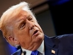US President Donald Trump speaks during a press briefing at the White House, following the Supreme Court's ruling that Trump had exceeded his authority when he imposed tariffs, in Washington, DC, US