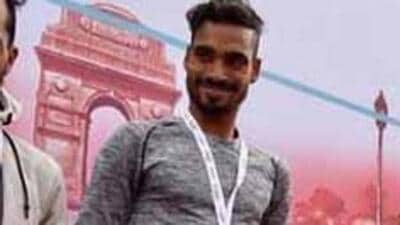 File picture of T Gopi, who will lead the elite Indian male runners in Sunday’s New Delhi marathon. (HT Photo) File picture of T Gopi, who will lead the elite Indian male runners in Sunday’s New Delhi marathon. (HT Photo)