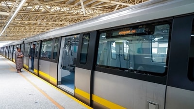 Bengaluru metro train derailment: A six-member panel is tasked with uncovering the incident's cause. (PTI) Bengaluru metro train derailment: A six-member panel is tasked with uncovering the incident's cause. (PTI)