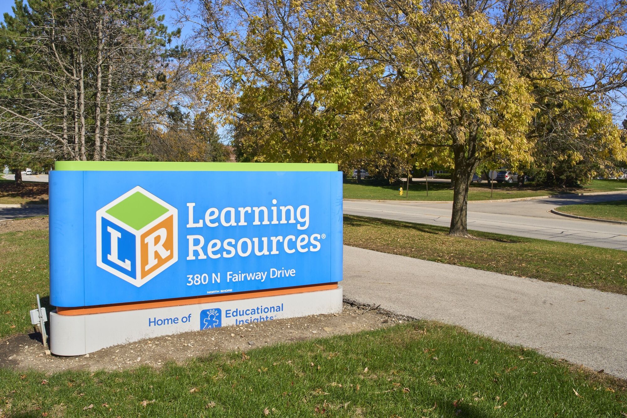 Signage outside Learning Resources headquarters in Vernon Hills, Illinois, on Friday, Oct. 24, 2025. (Bloomberg) Signage outside Learning Resources headquarters in Vernon Hills, Illinois, on Friday, Oct. 24, 2025. (Bloomberg)