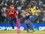 Sri Lanka's Dushan Hemantha is hit wicket during the 2026 ICC Men's T20 Cricket World Cup Super Eights match between Sri Lanka and England Sri Lanka's Dushan Hemantha is hit wicket during the 2026 ICC Men's T20 Cricket World Cup Super Eights match between Sri Lanka and England