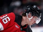 Jack Hughes chipped his teeth
