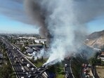 Massive violence and fires were reported in Puerto Vallarta, Mexico on Sunday