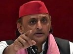 Samajwadi Party chief Akhilesh Yadav. (HT file)