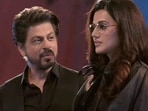 Shah Rukh Khan and Taapsee Pannu worked together in Dunki.