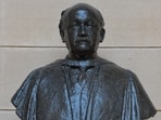Sir Edwin Lutyens was a British architect and town planner who, in collaboration with Sir Herbert Baker, designed several monumental buildings in New Delhi, including Rashtrapati Bhavan, North Block, South Block, and India Gate. Sir Edwin Lutyens was a British architect and town planner who, in collaboration with Sir Herbert Baker, designed several monumental buildings in New Delhi, including Rashtrapati Bhavan, North Block, South Block, and India Gate.