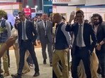 Sundar Pichai acknowledged crowd calling his name at a Delhi summit.